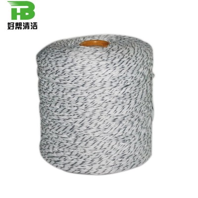 mix colo white and grey r polyester yarn in rolls