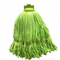 green loop end microfiber mop head made in China